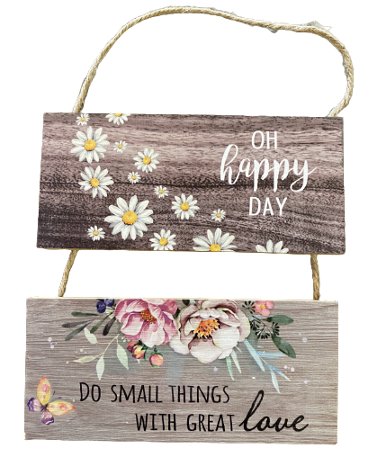 Small Wooden Encouragement Sign